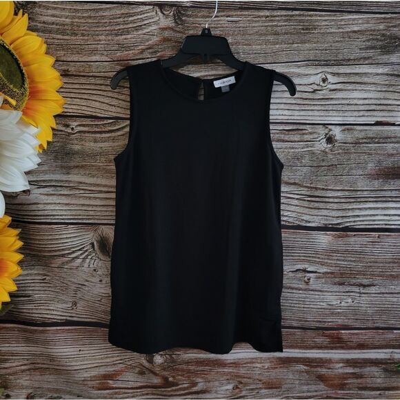 " Calvin klein " Women's sleeveless top Size: XS pullover black NWT - Picture 1 of 7